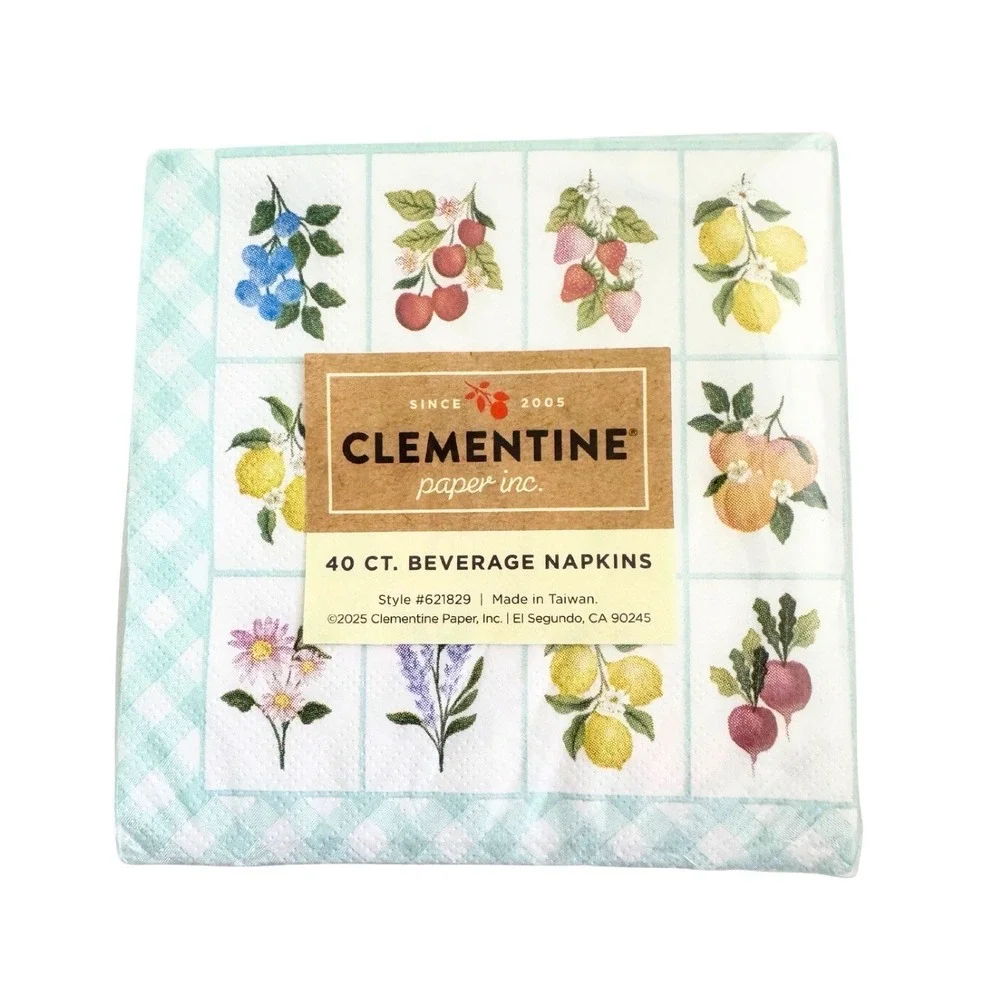 NIP Premium & Elegant Paper Beverage Napkin Bundle Set of 4 Packs Of 40